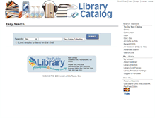 Tablet Screenshot of catalog.libraryvisit.org