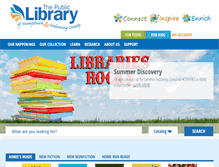 Tablet Screenshot of libraryvisit.org